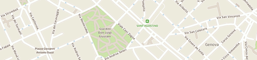 Mappa della impresa toniato loredana a MILANO