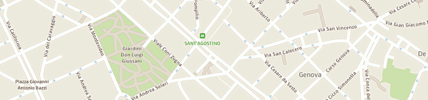 Mappa della impresa simonelli valentina a MILANO