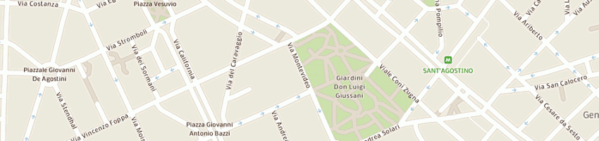 Mappa della impresa la ciliegina srl a MILANO