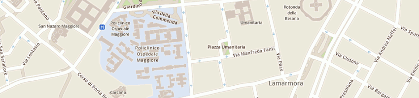 Mappa della impresa alcanel ss a MILANO
