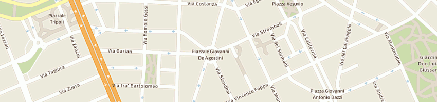 Mappa della impresa cudicini srl a MILANO