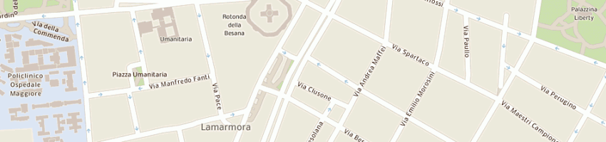 Mappa della impresa gioffredi arturo a MILANO