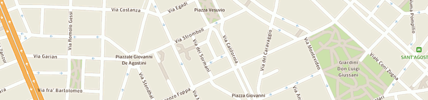 Mappa della impresa diena simonetta a MILANO
