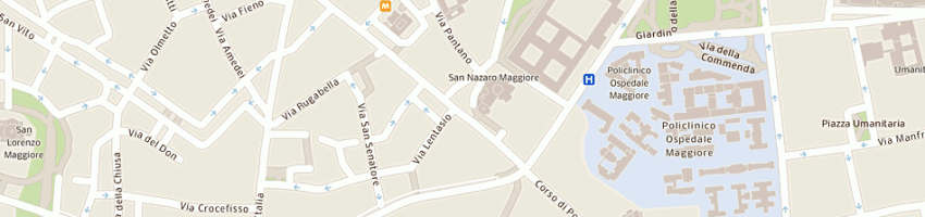 Mappa della impresa nanni sas di alfonso nanni a MILANO