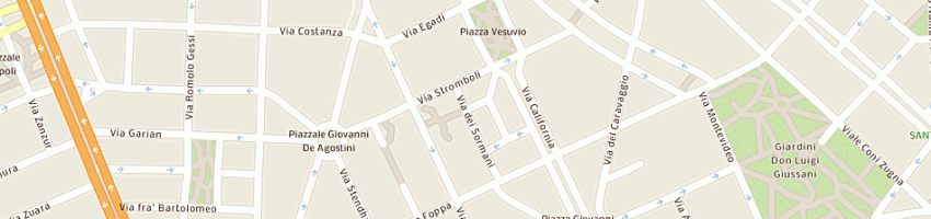 Mappa della impresa rd auto snc a MILANO