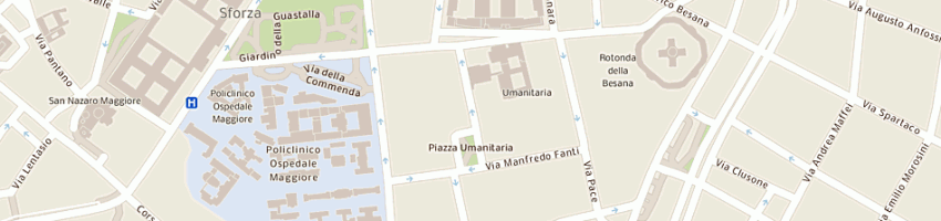 Mappa della impresa studio legale andrea corrado a MILANO
