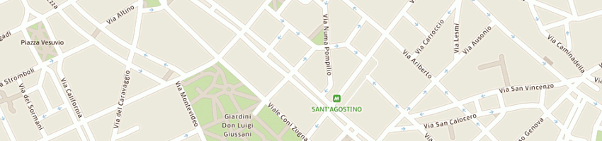 Mappa della impresa serimp srl a MILANO