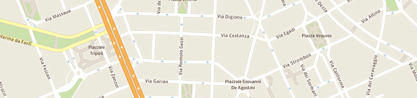 Mappa della impresa parrucchieri di virgilio ilaria a MILANO