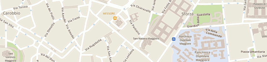 Mappa della impresa cromografica milano srl a MILANO