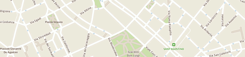 Mappa della impresa comi giovanni a MILANO