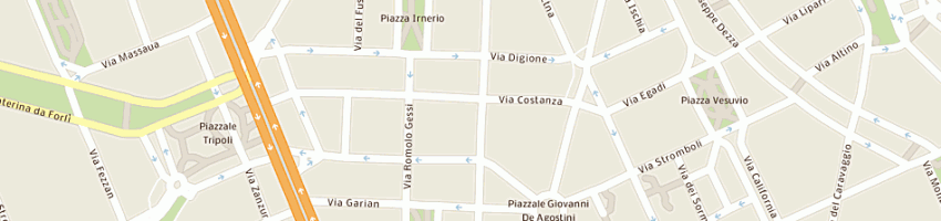 Mappa della impresa o i sales and distribution italy srl a MILANO