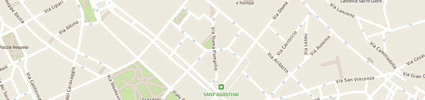 Mappa della impresa inzaghi galgano elena a MILANO