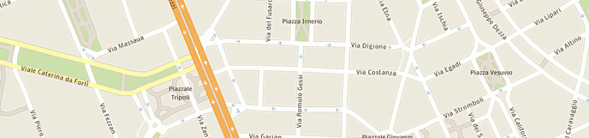 Mappa della impresa di tria michele a MILANO