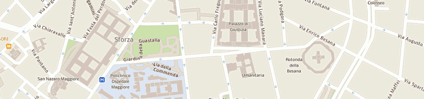 Mappa della impresa manzoni renata a MILANO