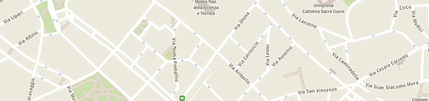 Mappa della impresa consolo gabriele a MILANO