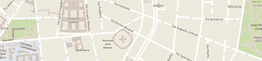 Mappa della impresa bosani elena a MILANO