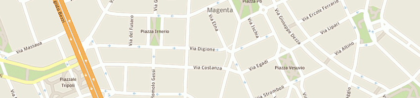 Mappa della impresa carminati angelo battista a MILANO