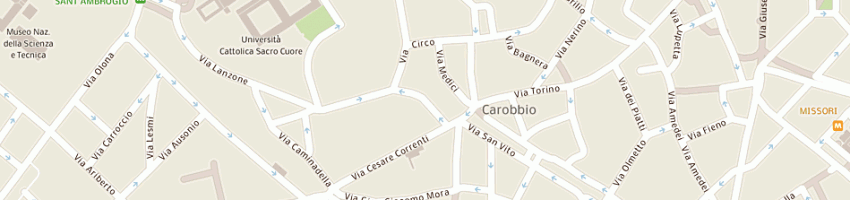 Mappa della impresa aligia sas di alberto bassi e c a MILANO