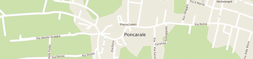 Mappa della impresa studio fioretti srl a PONCARALE