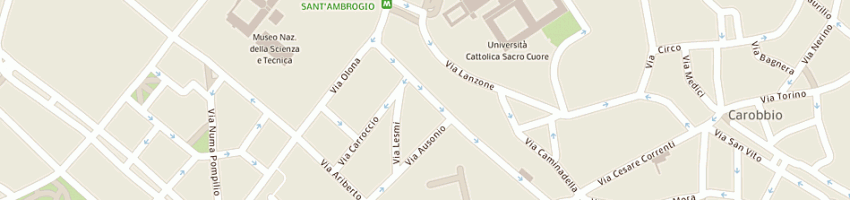 Mappa della impresa estetica ambrosia di papeo arcangela a MILANO