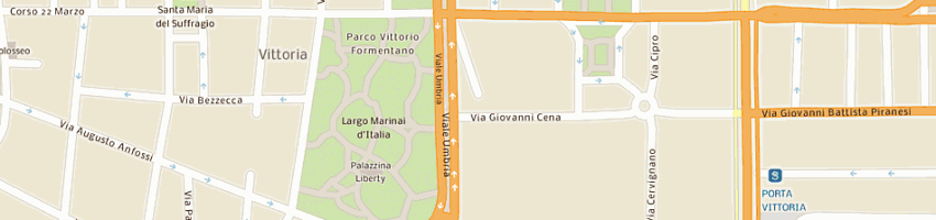 Mappa della impresa tecnilens srl a MILANO