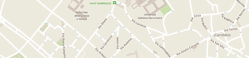 Mappa della impresa studio ghibaudo di roberto ghibaudo sas a MILANO