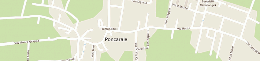 Mappa della impresa municipio di poncarale a PONCARALE