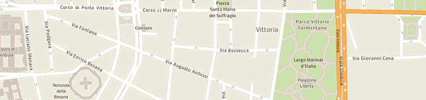 Mappa della impresa scuole pubbliche scuole materne bezzecca 16 a MILANO