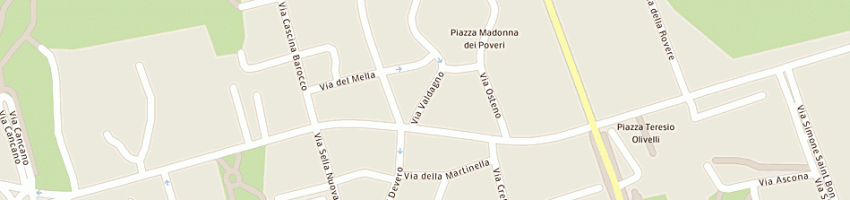 Mappa della impresa scuola materna madonna dei poveri a MILANO