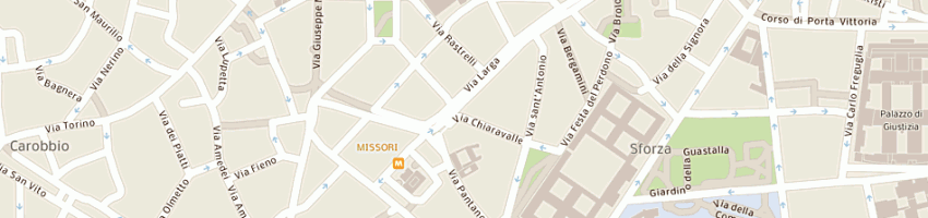 Mappa della impresa assap servizi srl a MILANO