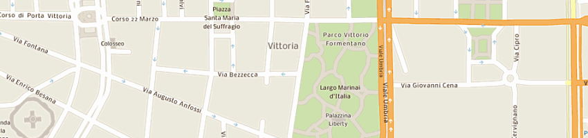 Mappa della impresa tnt post milano srl a MILANO
