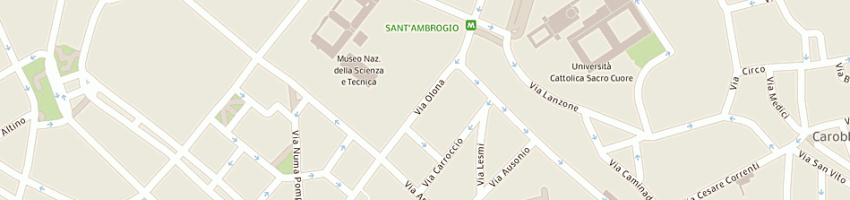 Mappa della impresa ratti francesco a MILANO