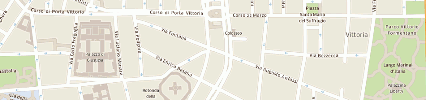 Mappa della impresa carrozzeria simonetta a MILANO