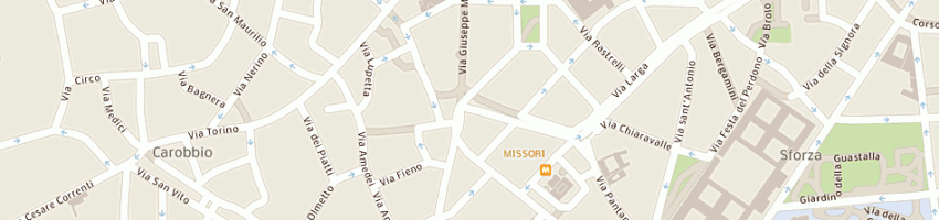 Mappa della impresa studio dentistico dr arata giandomenico a MILANO