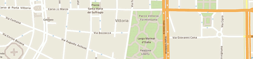 Mappa della impresa laboratorio del sole a MILANO