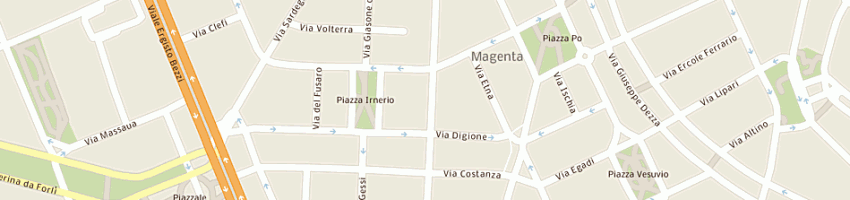 Mappa della impresa new parking company spa a MILANO