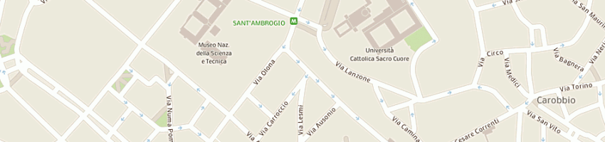 Mappa della impresa value search srl a MILANO