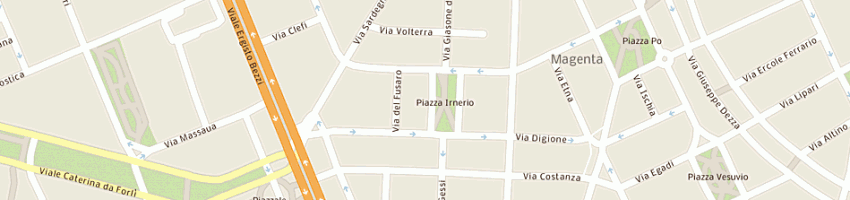 Mappa della impresa centro di psicanalisi per la famiglia e la coppia eudia a MILANO