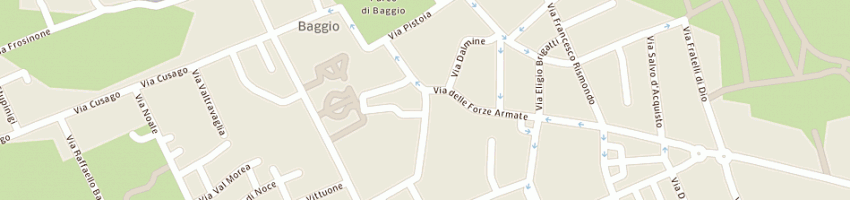 Mappa della impresa gandossi davide pietro a MILANO
