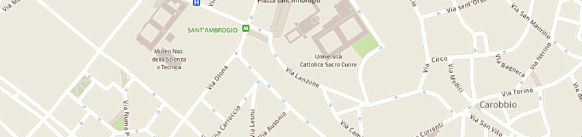Mappa della impresa ariosto srl a MILANO