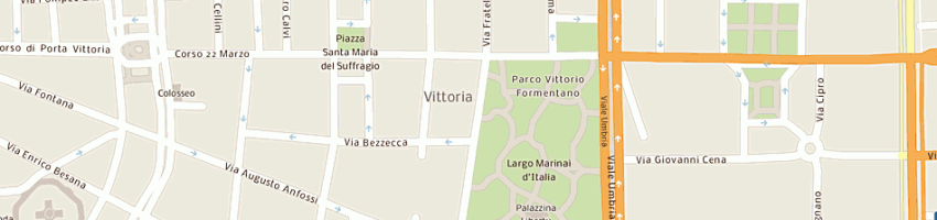 Mappa della impresa de leo roberta a MILANO