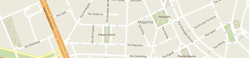 Mappa della impresa why not di montorio raffaella a MILANO
