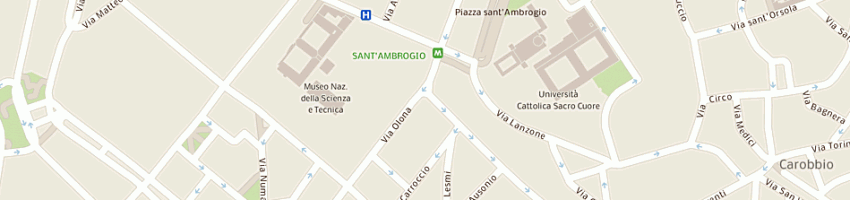 Mappa della impresa i nuovi girasoli snc estetica medica professionale di serafino giovann a MILANO