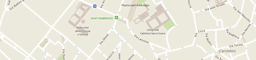 Mappa della impresa liceo classico lanzone a MILANO