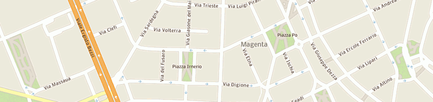 Mappa della impresa autoscuola vinci di vinci giuseppe e c sas a MILANO