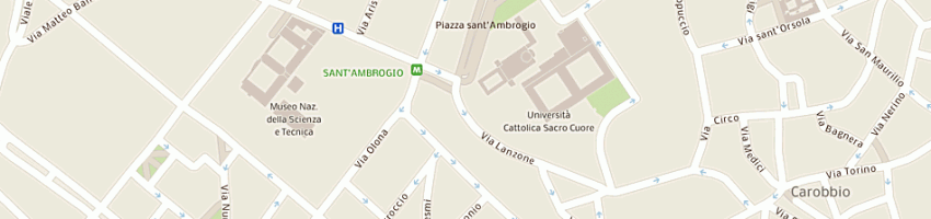 Mappa della impresa borroni gianantonio a MILANO