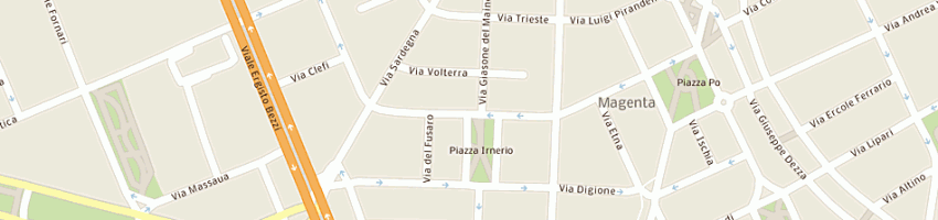 Mappa della impresa interstudio snc di eugenio tosca a MILANO