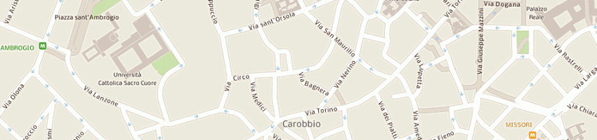 Mappa della impresa studio broadbent sas a MILANO
