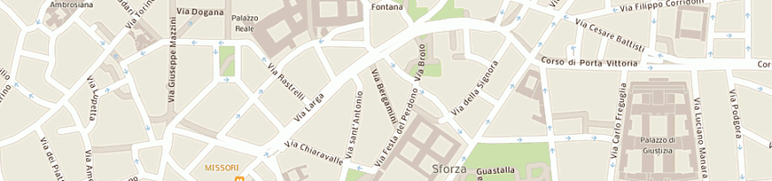 Mappa della impresa stephen's zoo snc a MILANO
