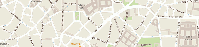 Mappa della impresa comune di milano a MILANO
